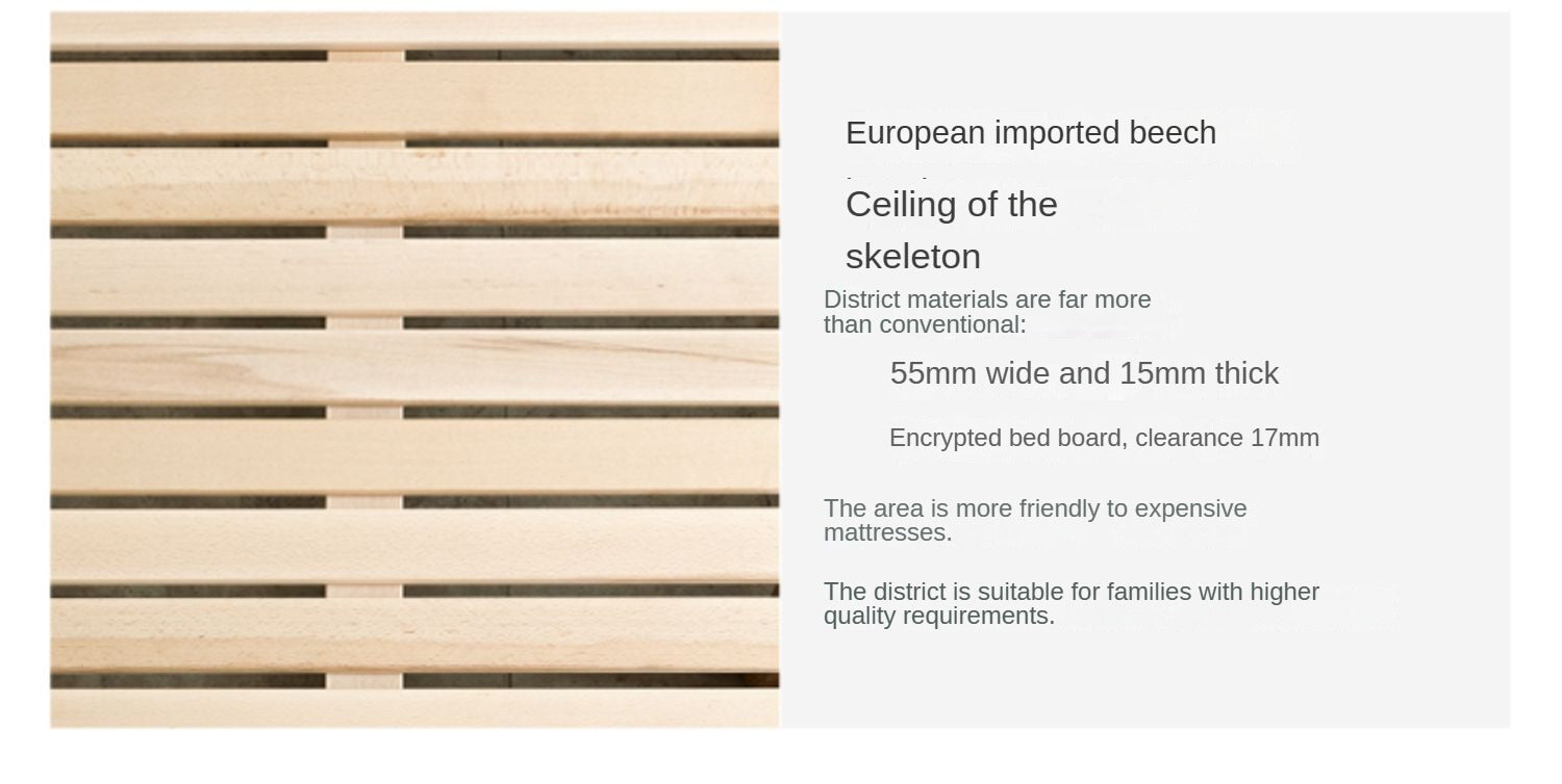 Black Walnut Solid Wood Bed