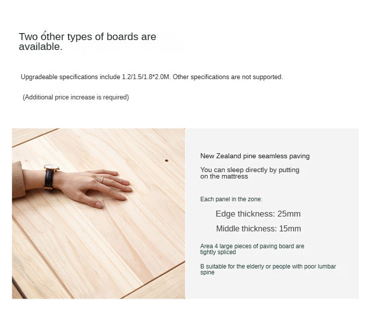 Black Walnut Solid Wood Bed