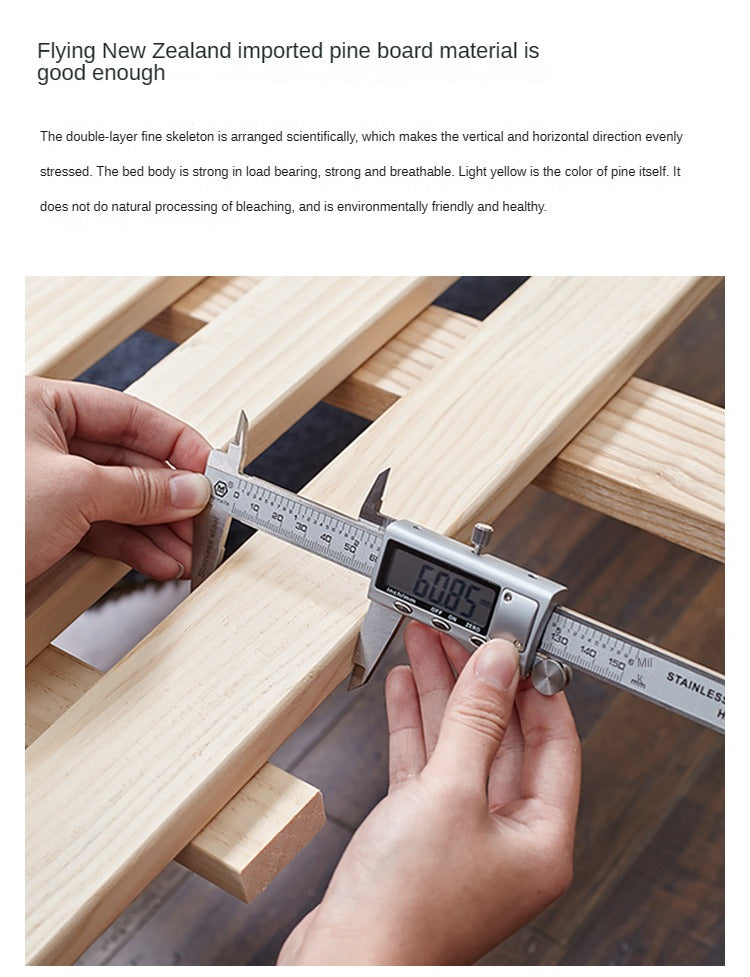 Black Walnut Solid Wood Bed