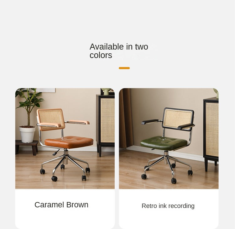 Rattan Leisure Lift Office Chair