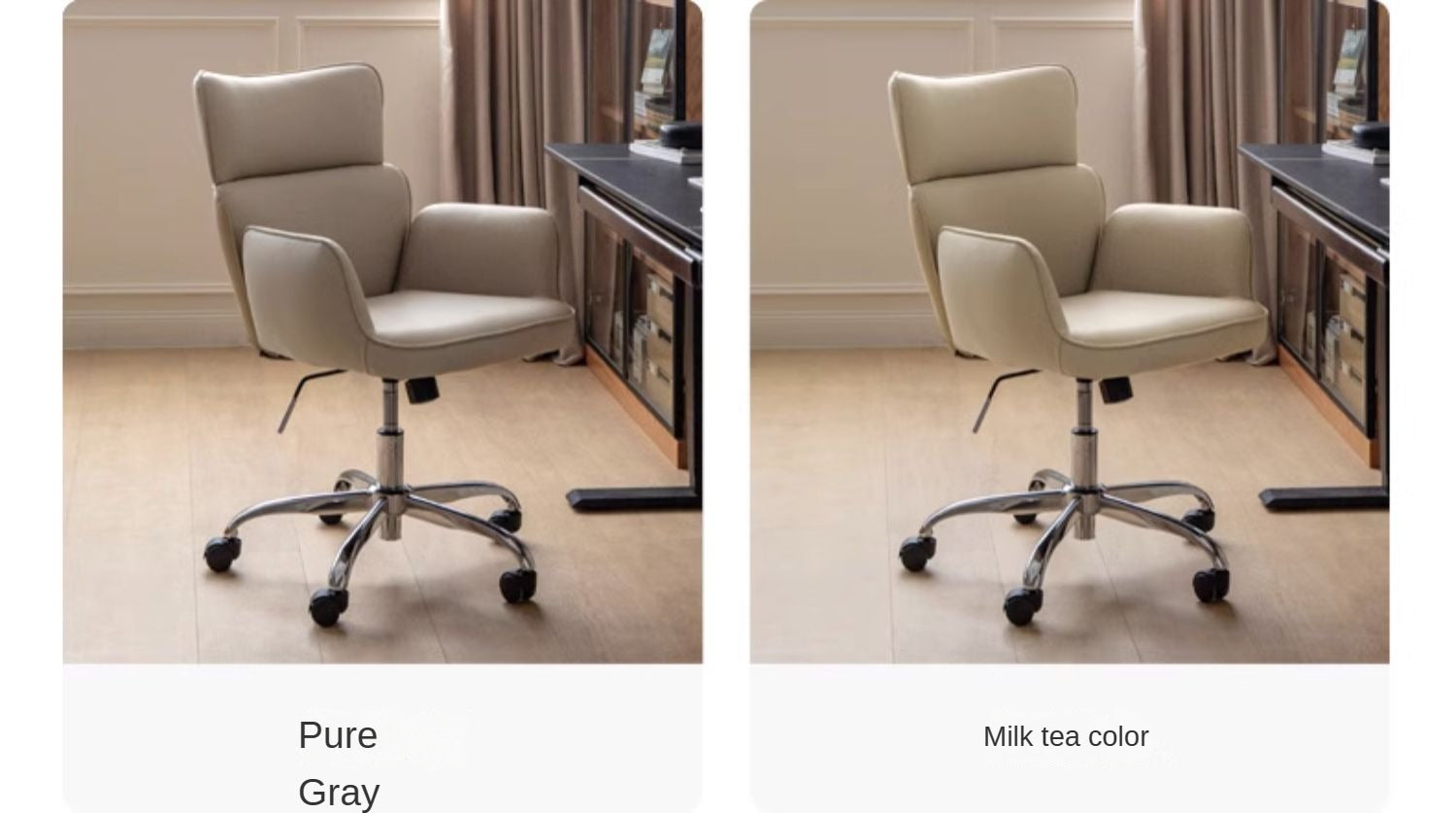 Organic Leather Lift Office Chair