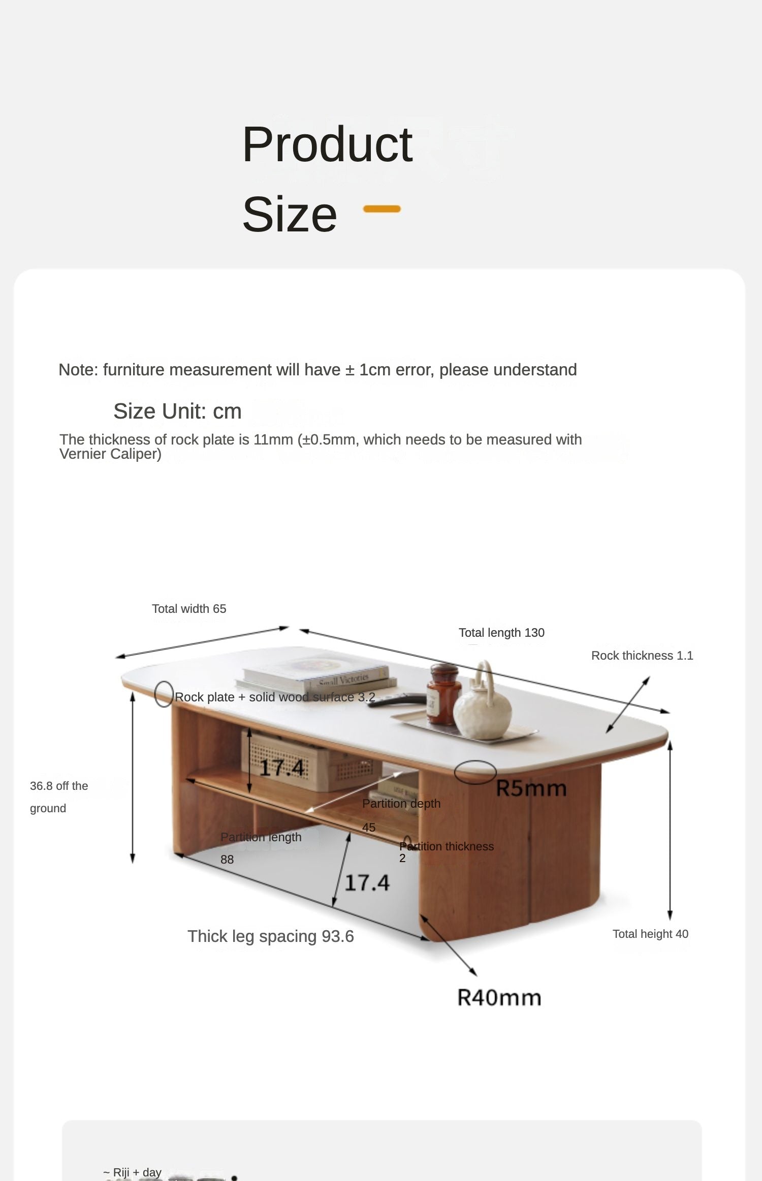 Black Walnut, Cherry Solid Wood Coffee Table