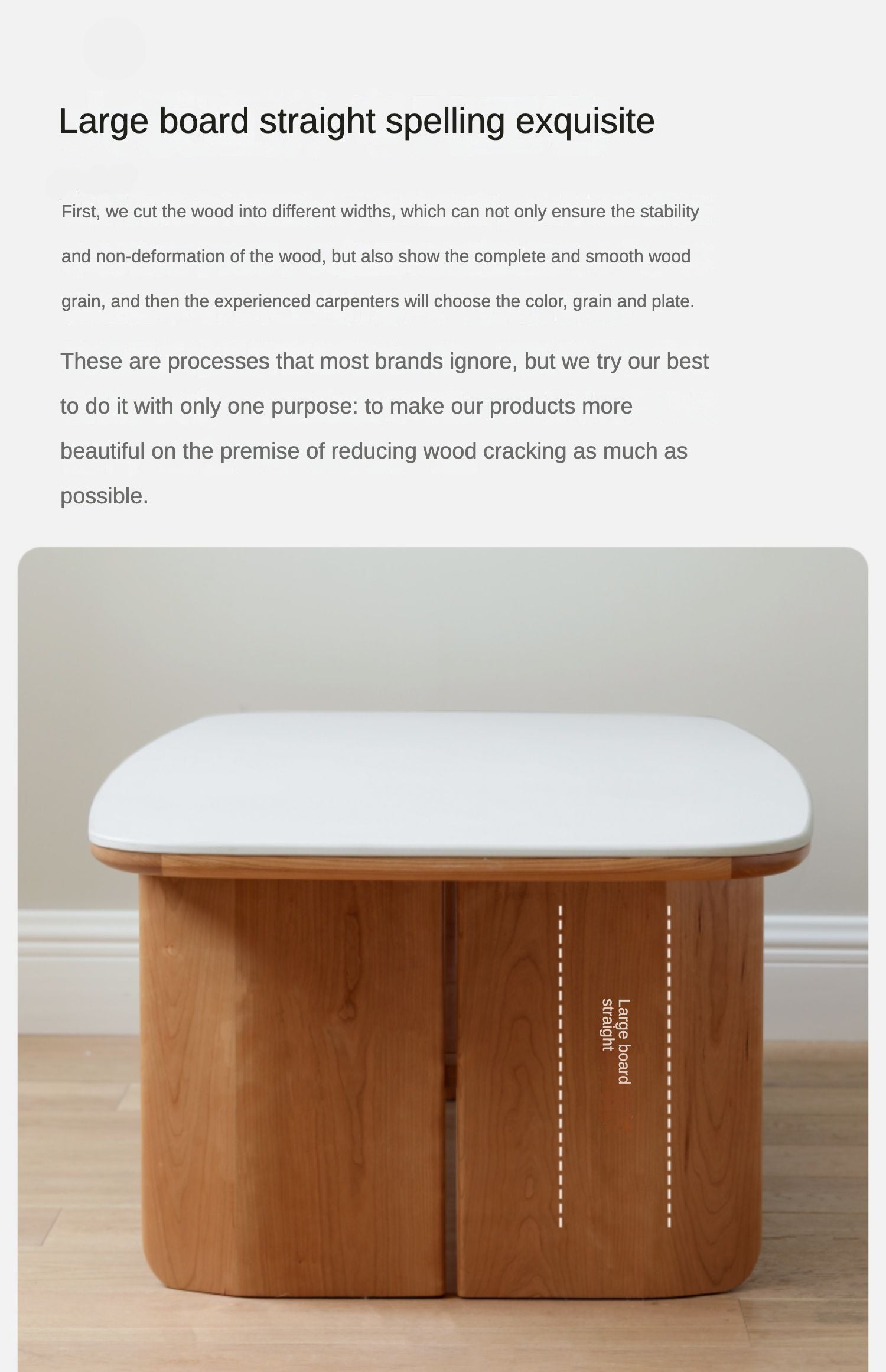 Black Walnut, Cherry Solid Wood Coffee Table