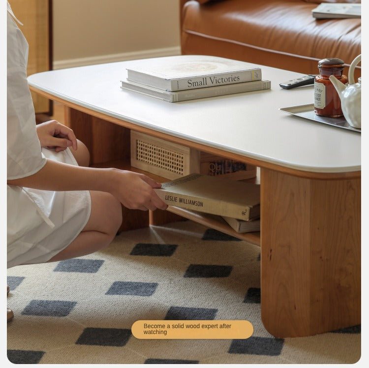 Black Walnut, Cherry Solid Wood Coffee Table