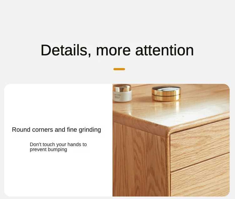 Oak, Ash Solid Wood Vanity Table Lighted Makeup Mirror.