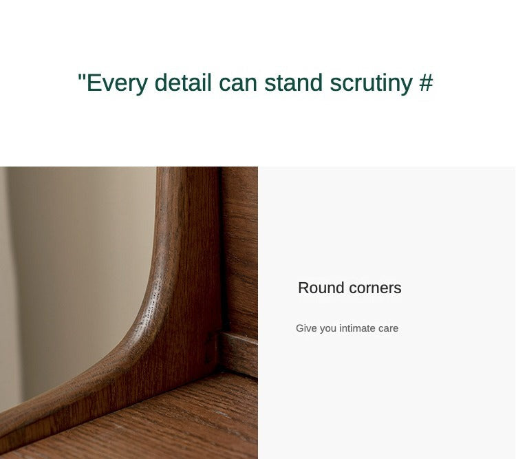 Oak Solid Wood Nordic Vanity Table.