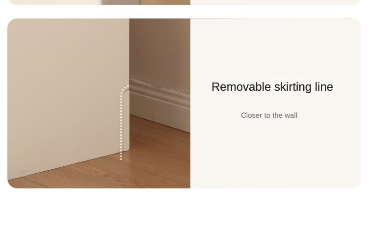 Solid RubberWood Cream Style Telescopic Vanity Table.