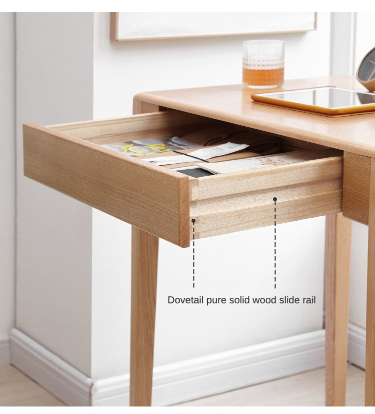 Small desk Oak solid wood"