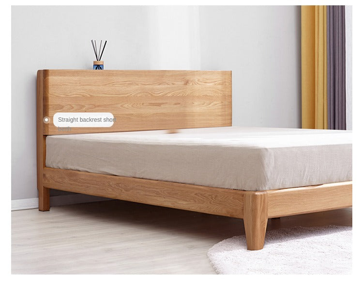 Oak Solid Wood with LED Light Bed