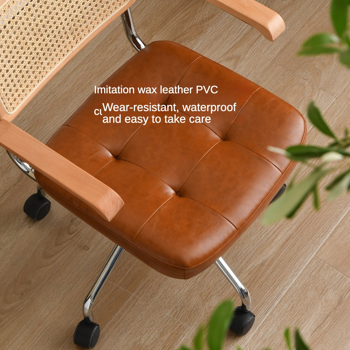 Rattan Leisure Lift Office Chair