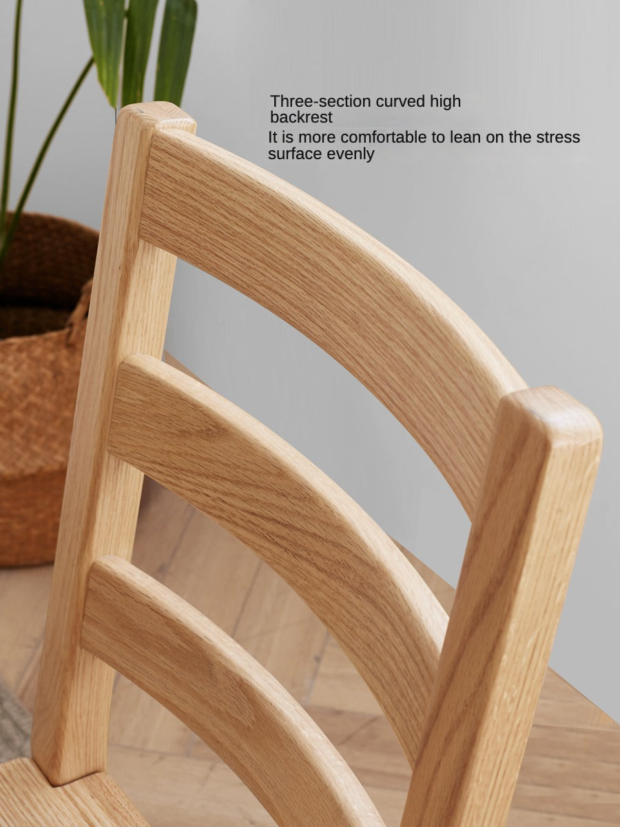 2 pcs set-Dining Chair Oak solid wood-
