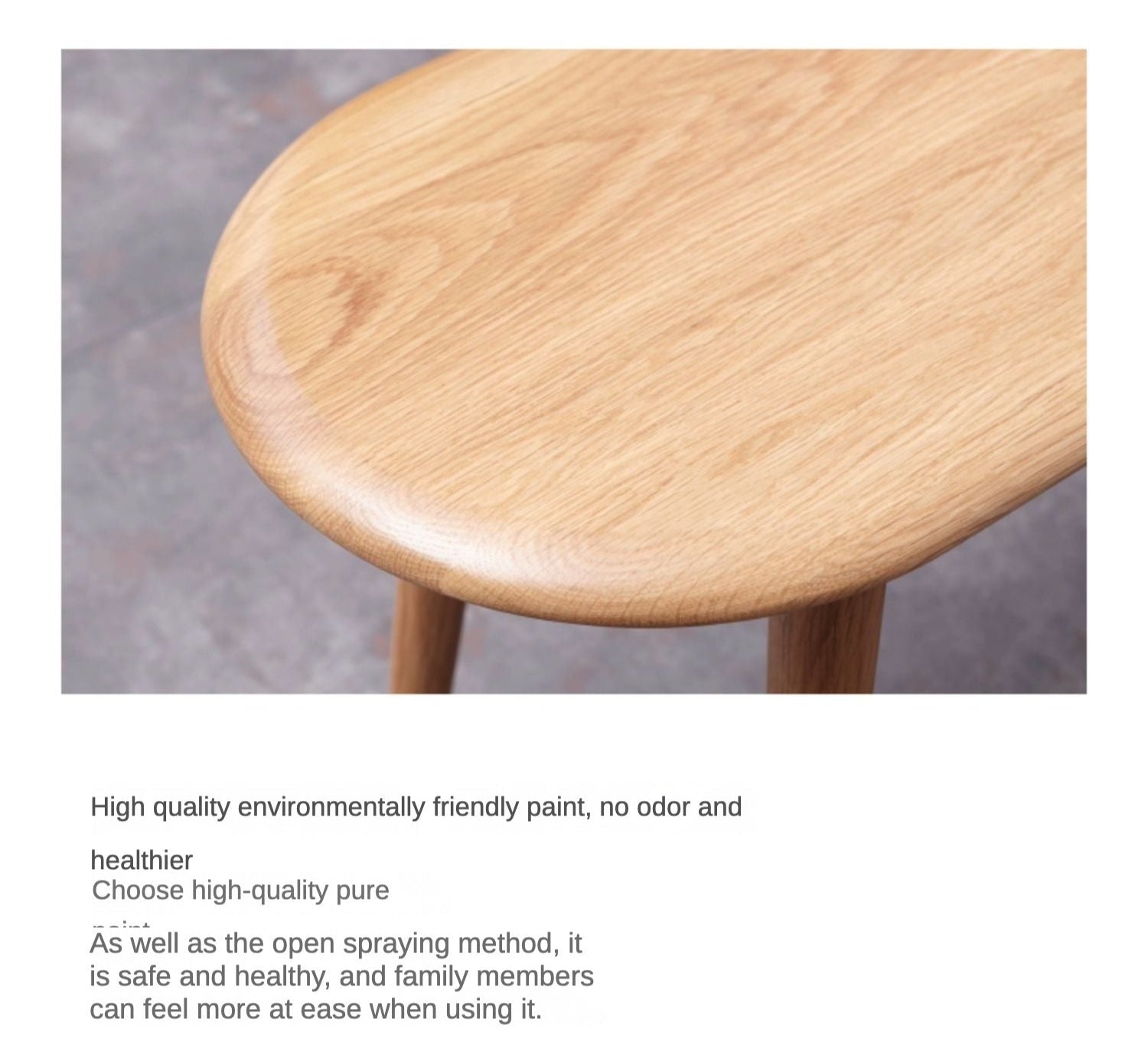 Oak Solid Wood Simple Bench