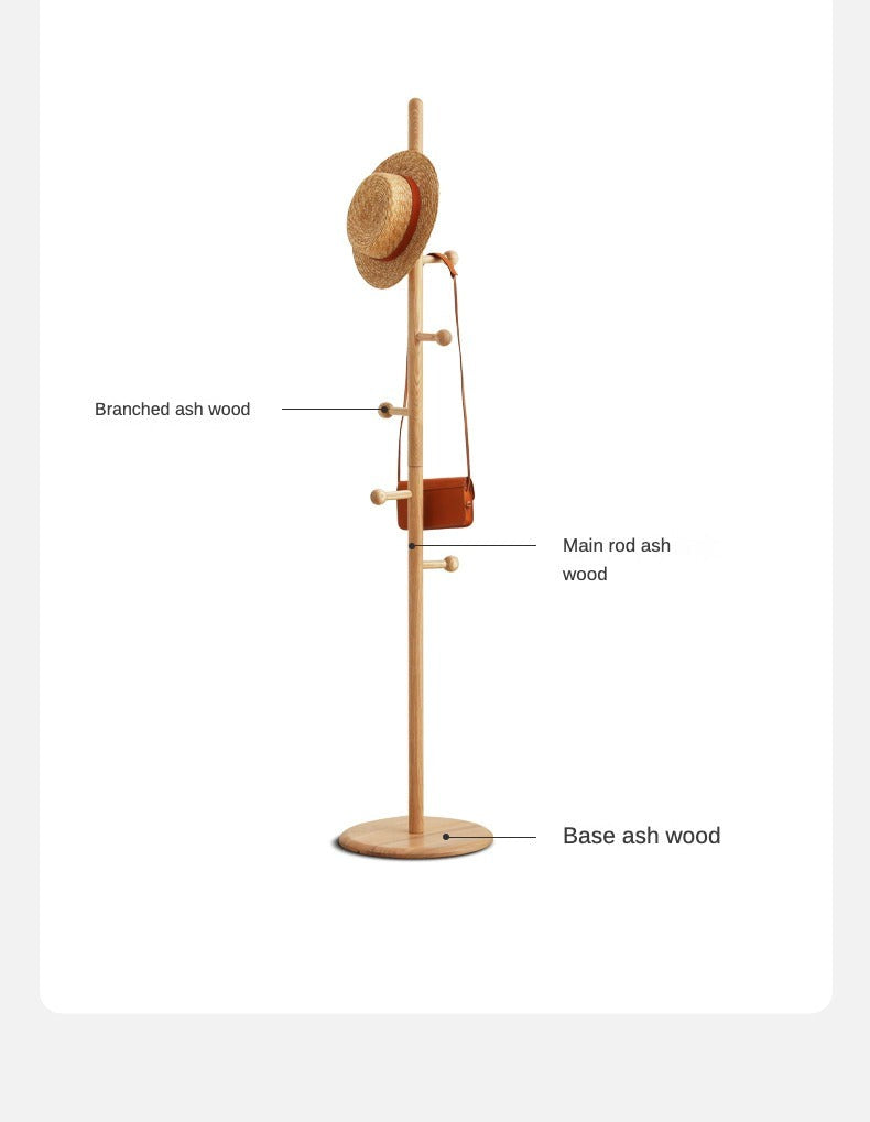 Beech, Ash Solid Wood Clothes Hanger Rack