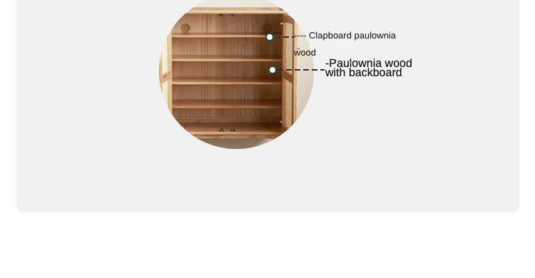 Shoe cabinet, porch cabinet Rattan Oak solid wood"+