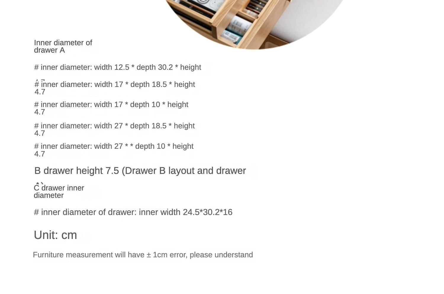 Ash Solid Wood Dressing Table LED Makeup Mirror.