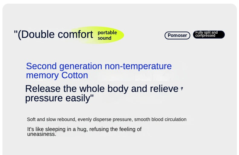 Mattress with Latex and Pocket Springs, Memory Foam Soft Hotel-Quality Compression 20cm,22cm