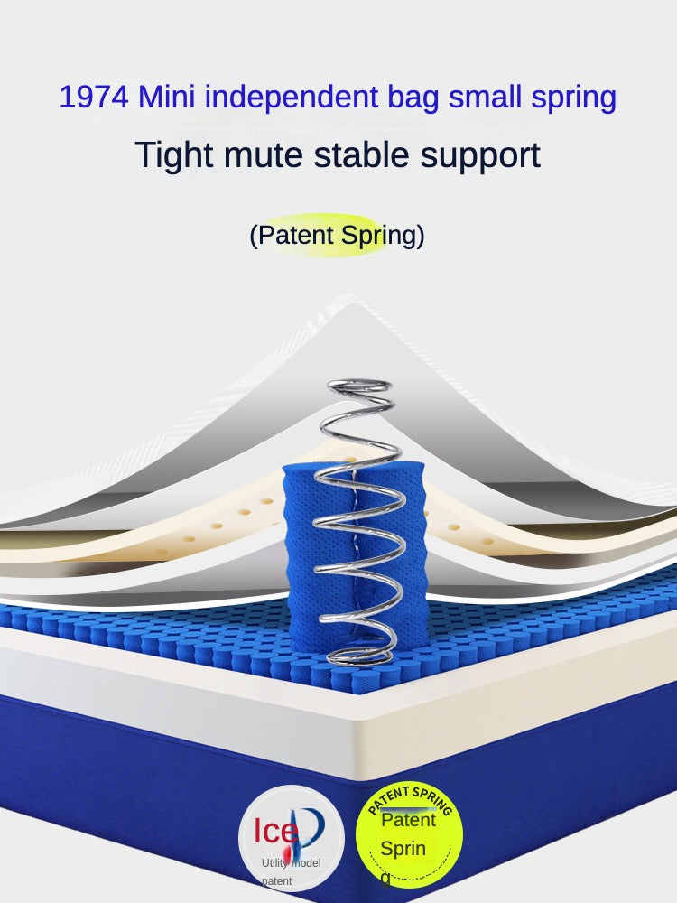Mattress with Latex and Pocket Springs, Memory Foam Soft Hotel-Quality Compression 20cm,22cm
