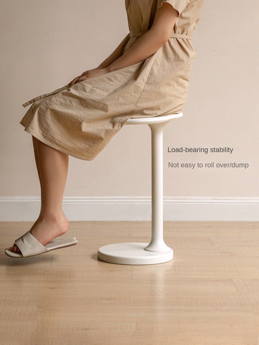 Rubberwood Solid Wood Cloud Side Table