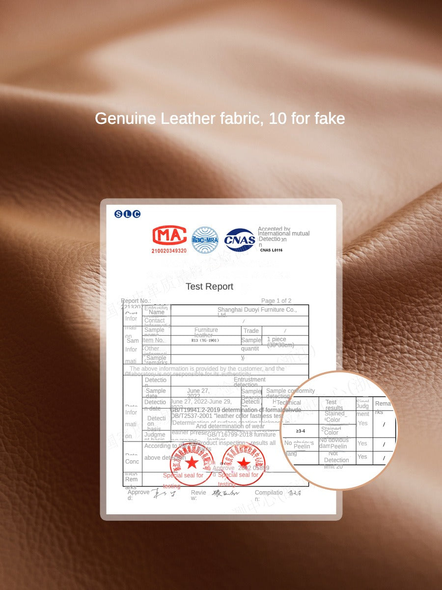 Genuine LeatherSofa, Light Luxury Top Layer Cowhide Italian Sofa.