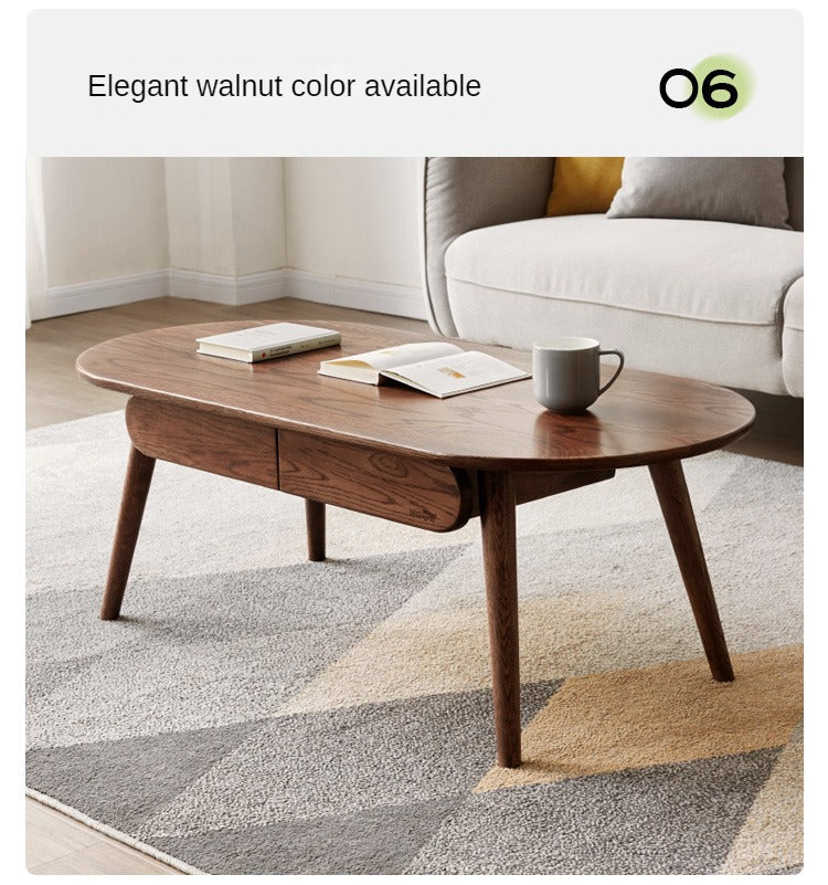 Oak Solid Wood Luxury Coffee Table, Tea Table