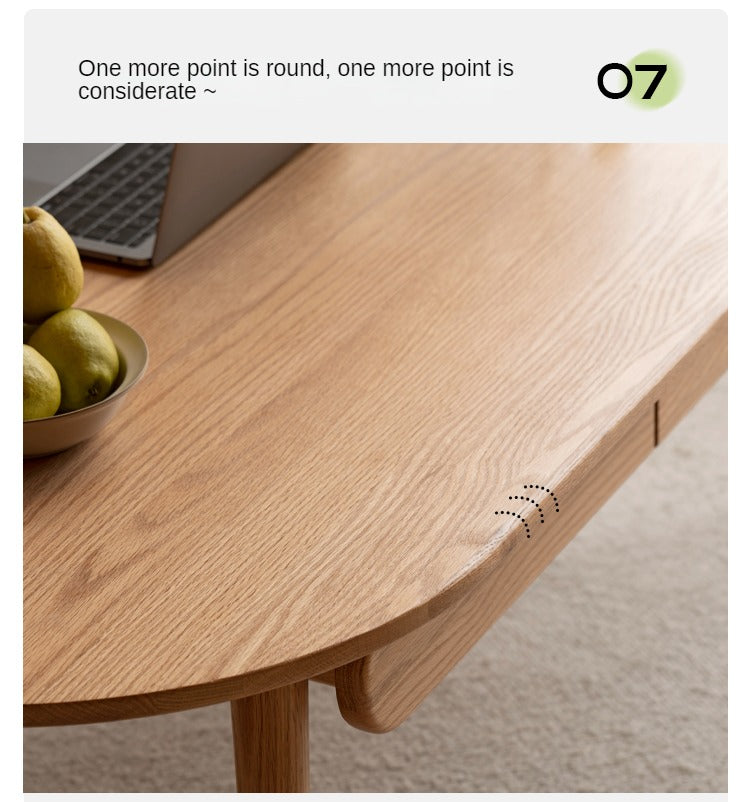 Oak Solid Wood Luxury Coffee Table, Tea Table