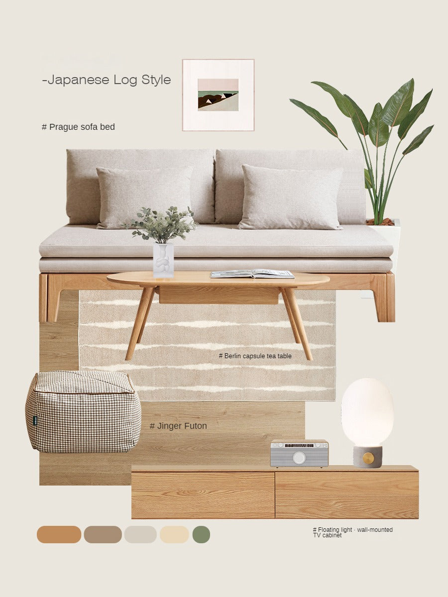 Oak Solid Wood Luxury Coffee Table, Tea Table
