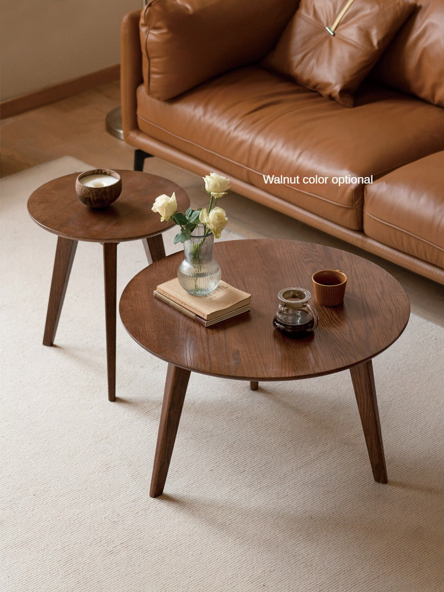 Oak, Solid Rubberwood Side Table