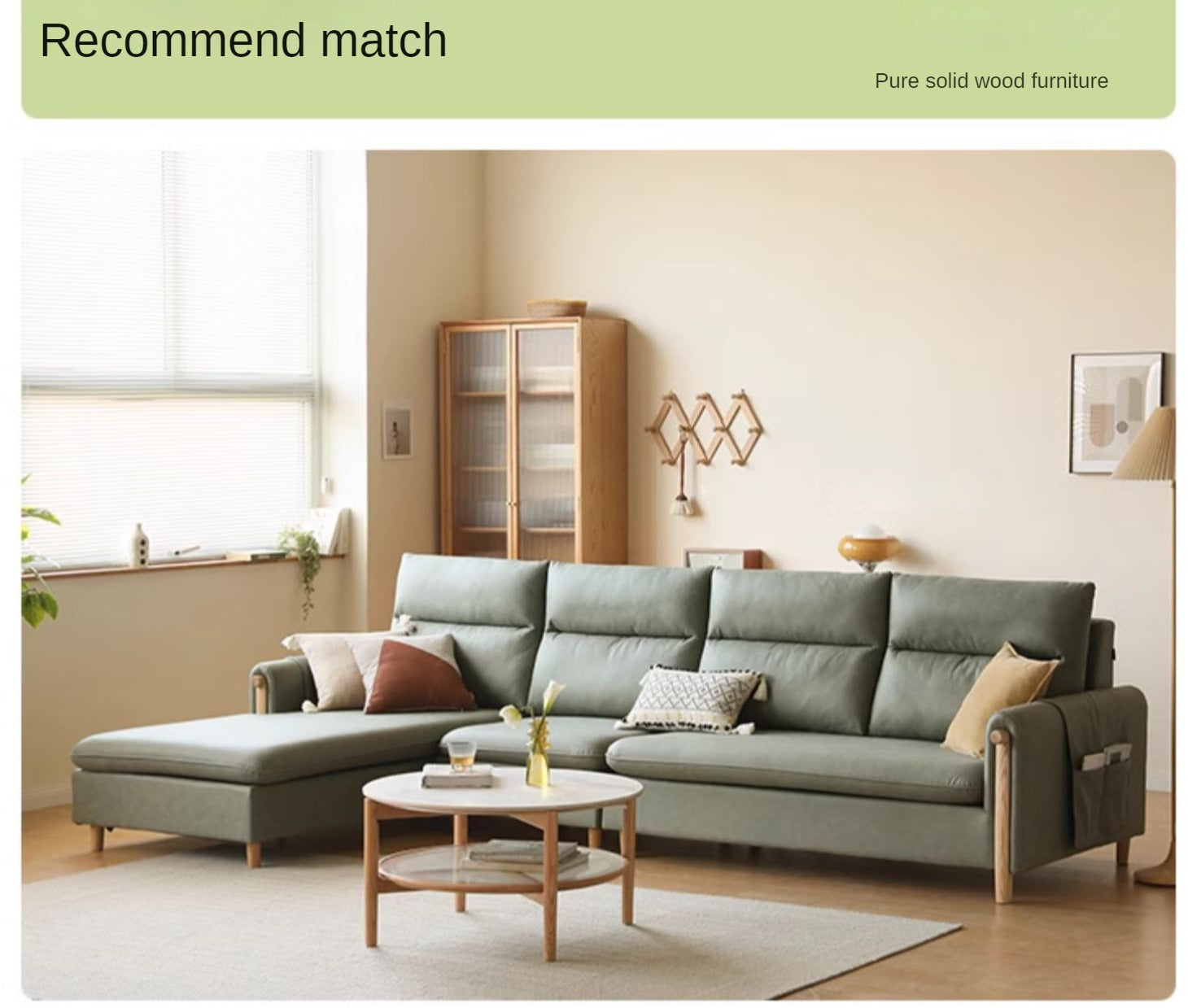 Oak, Solid Rubberwood Side Table