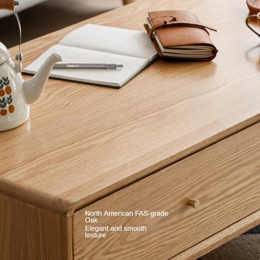 Oak Solid Wood Nordic Modern Coffee Table