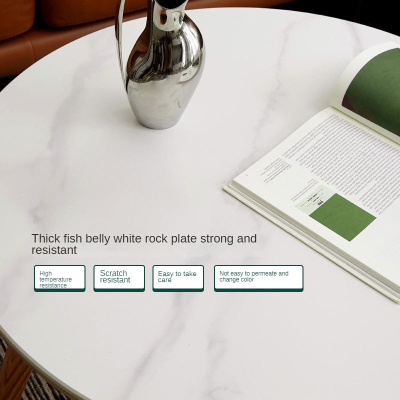 Oak, Black Walnut Solid Wood Coffee Table Slate Top