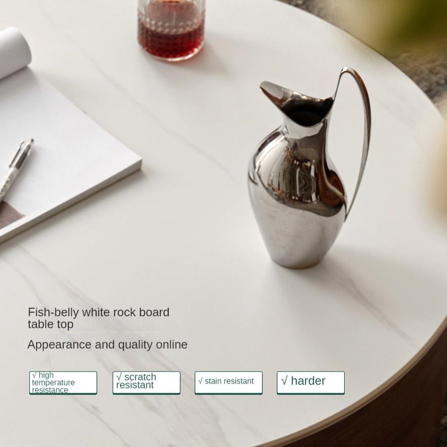 Black Walnut Slate Top Coffee Table