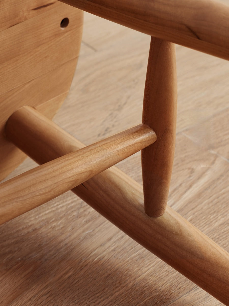 Ash, Cherry Solid Wood Dressing Stool