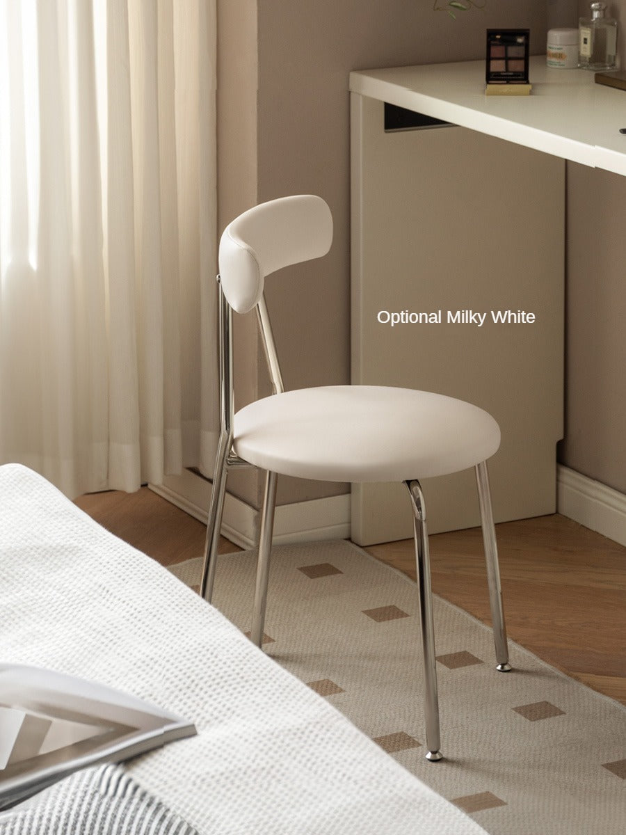Makeup Soft White/Black Chair