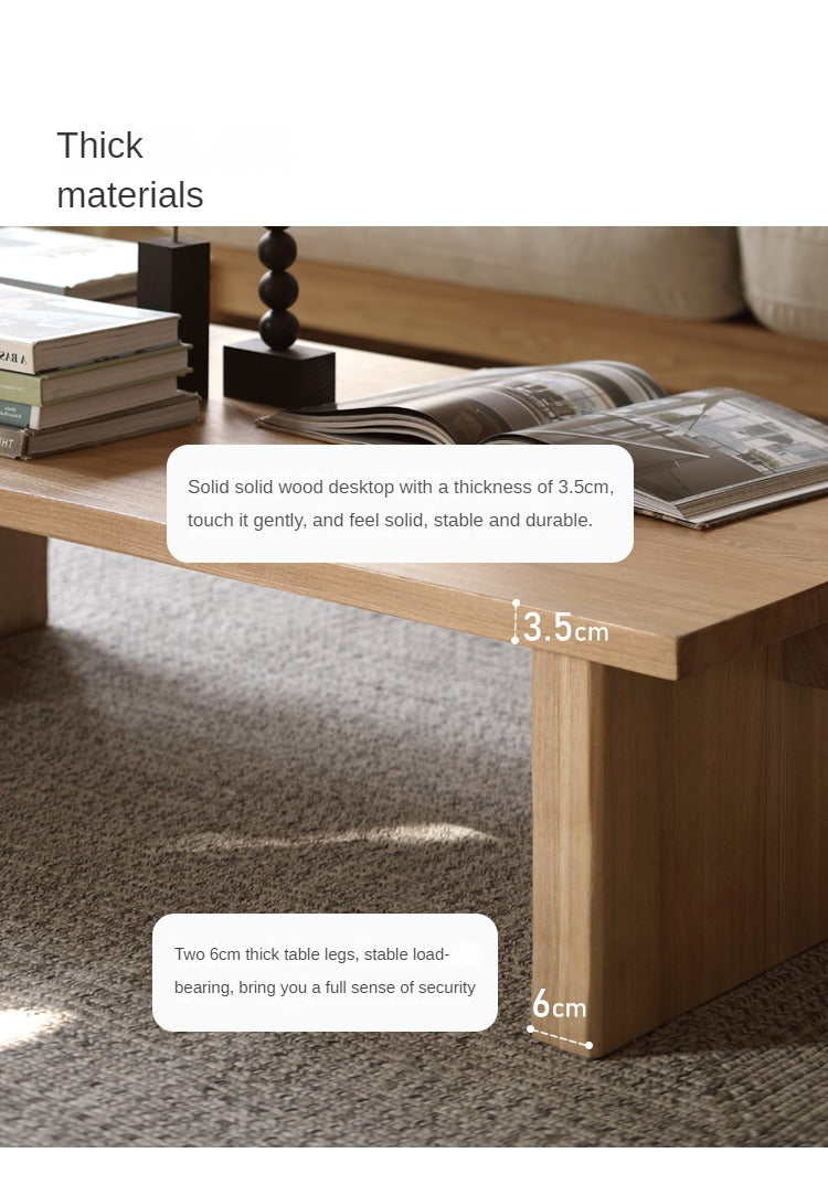 Birch, Oak Solid Wood Live Edge tea Table