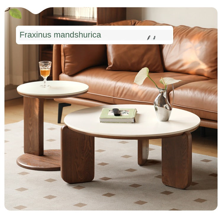 Oak, Ash, Poplar Solid Wood Slate Coffee Table