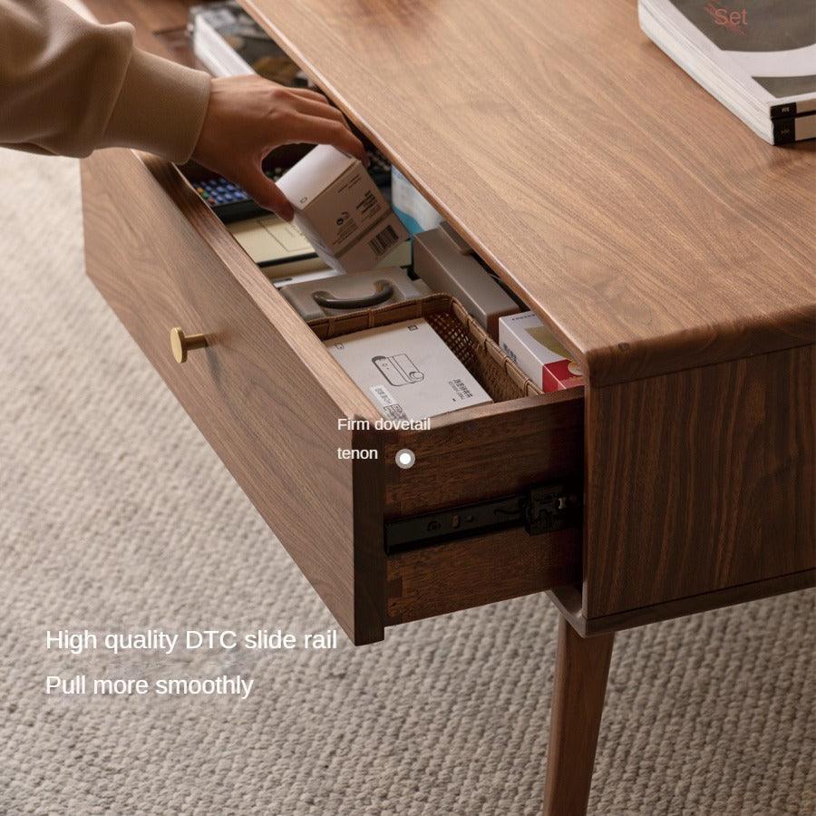 Black Walnut Solid Wood Coffee Table