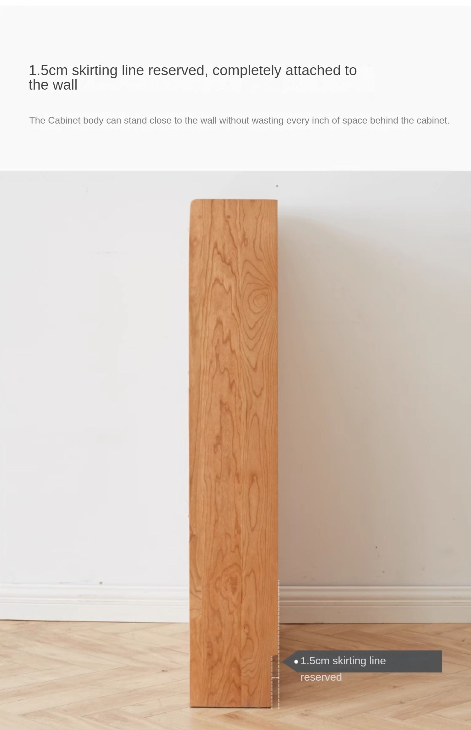 Oak Solid Wood Ultra-Thin Flap Door Rattan Shoe Cabinet