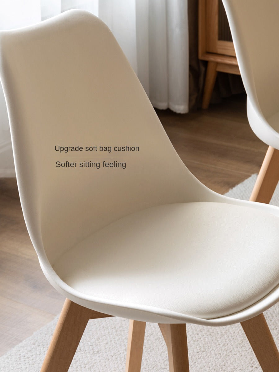 Oak, Beech Solid Wood Eames Chair 4 Pcs Set