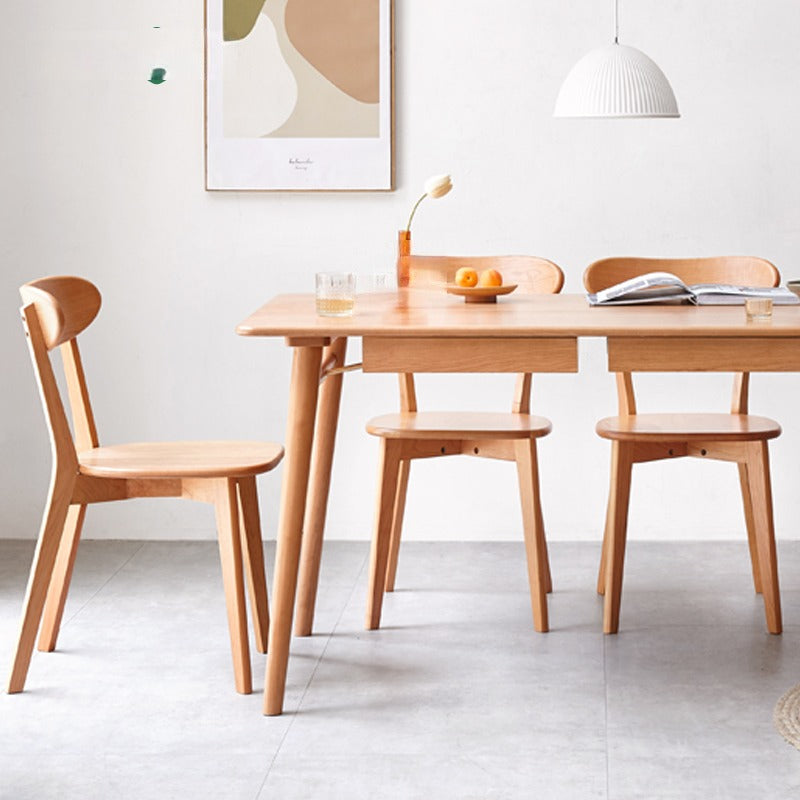 Cherry Solid Wood Modern Dining Chair