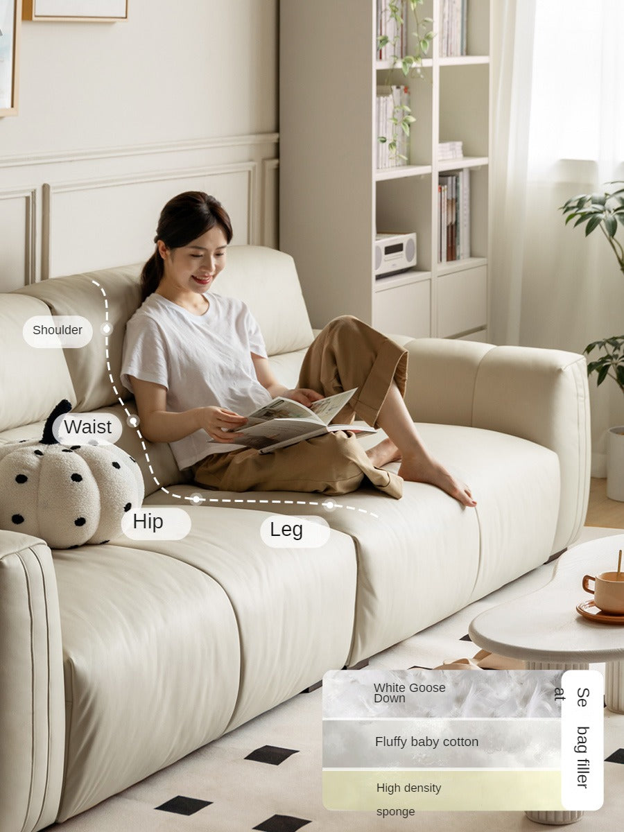 Goose Down, Doll Cotton Sofa Cream Style.