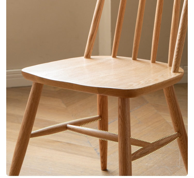 Black Walnut, Ash, Oak, Cherry, Beech Solid Wood Windsor Chair 4 Pcs Set