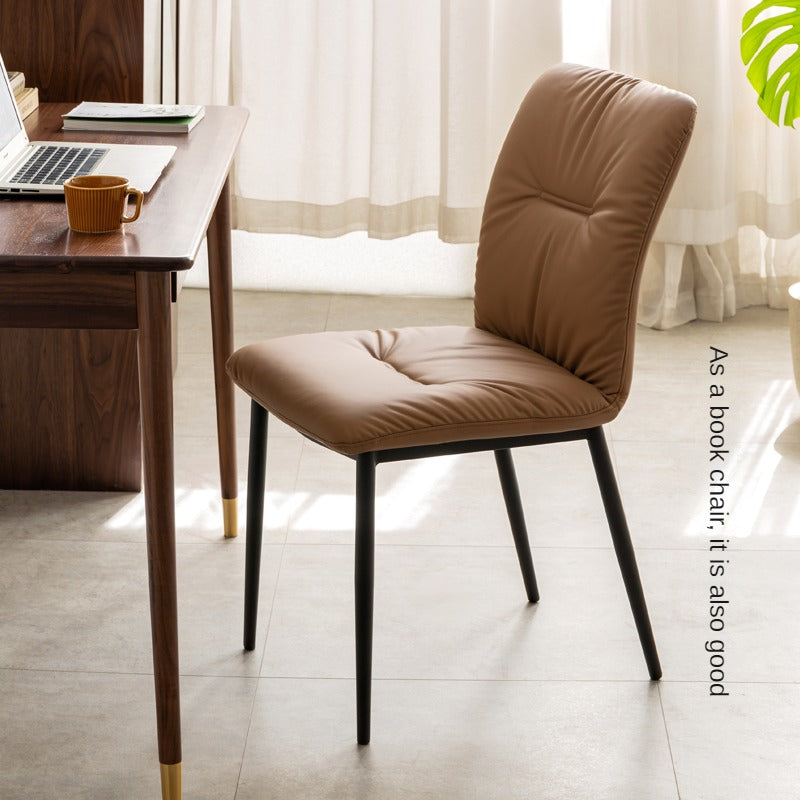 Organic Leather Soft Chair Set of 4