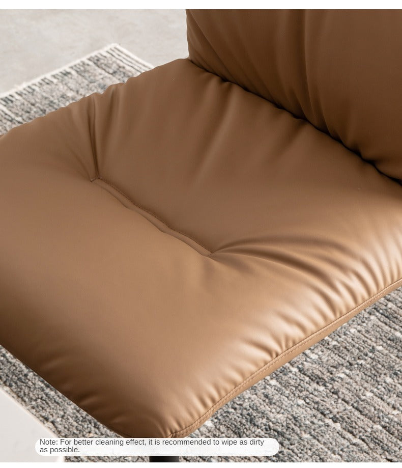 Organic Leather Soft Chair Set of 4