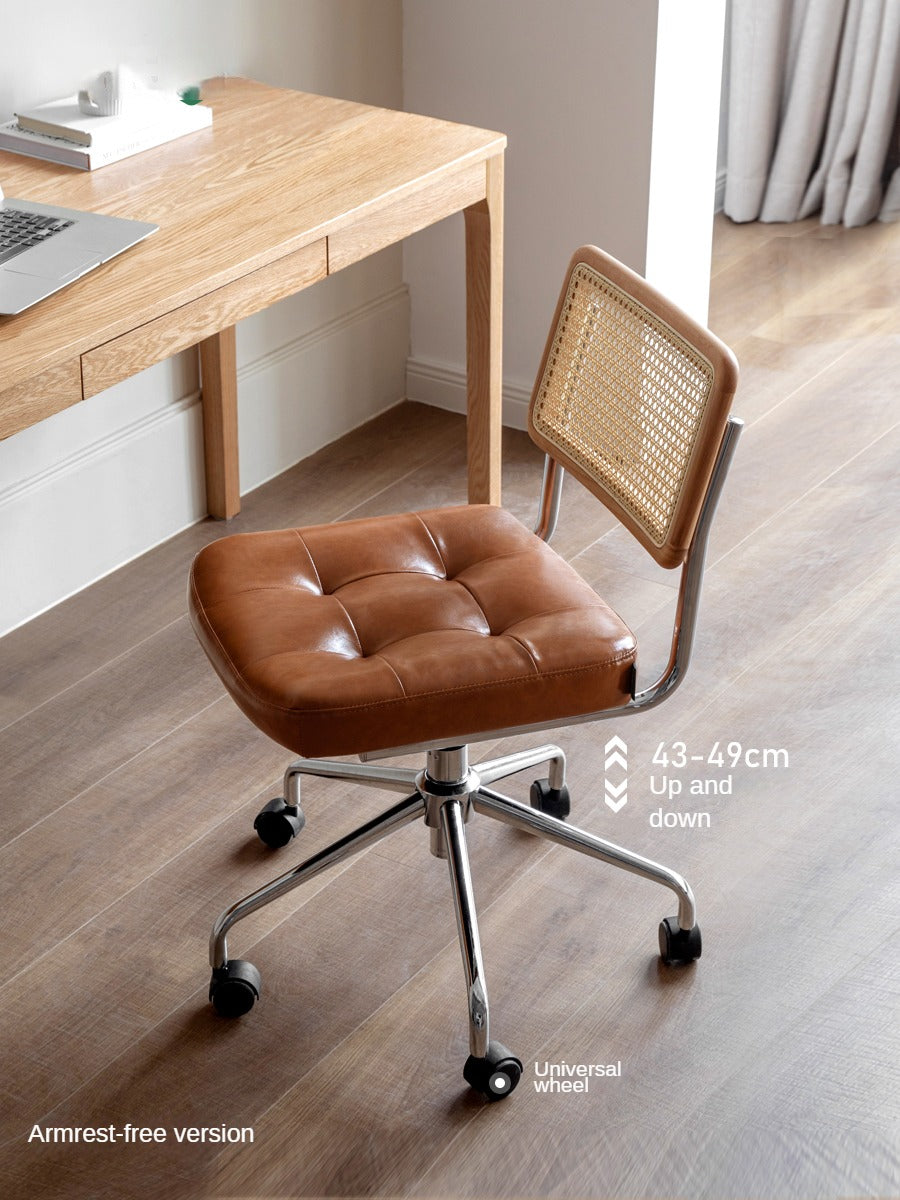 Rattan Leisure Lift Office Chair