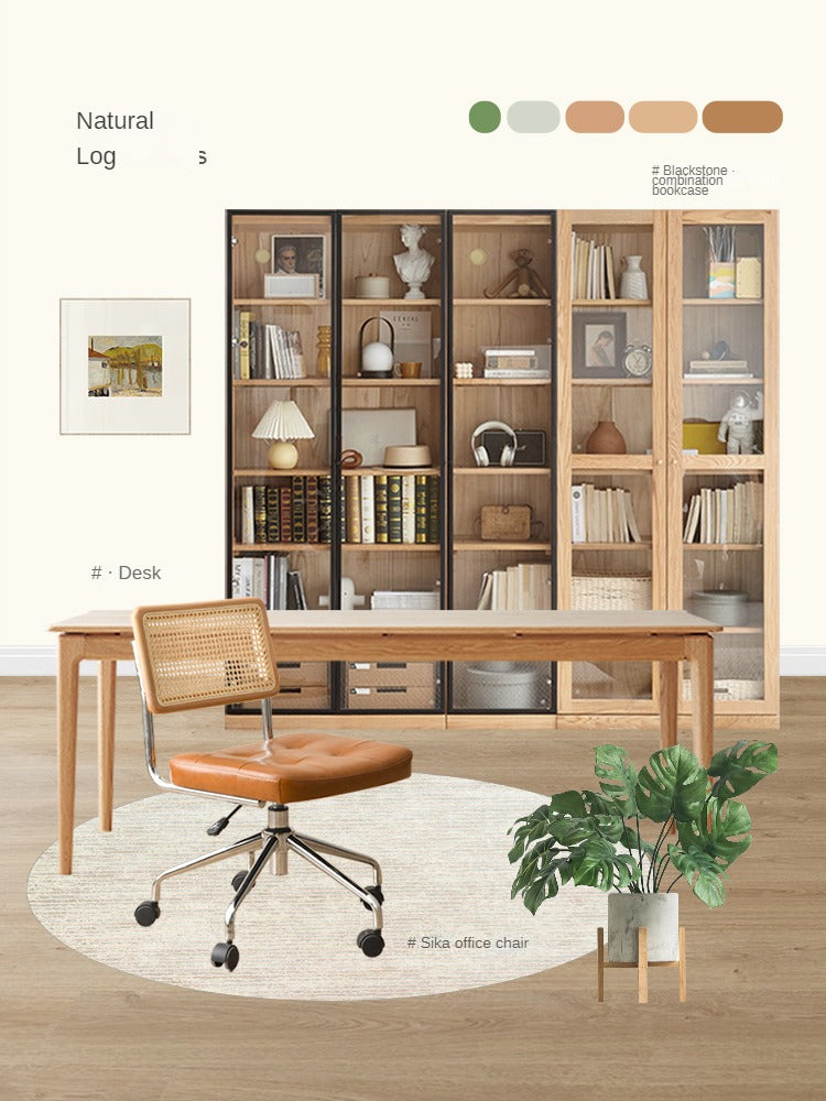 Rattan Leisure Lift Office Chair