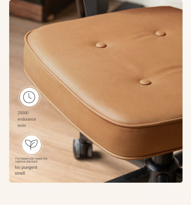 Genuine Leather, Technical Fabric Office Chair.