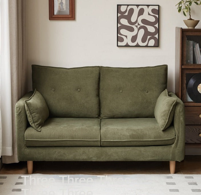 Fabric White Cream Style Sofa.