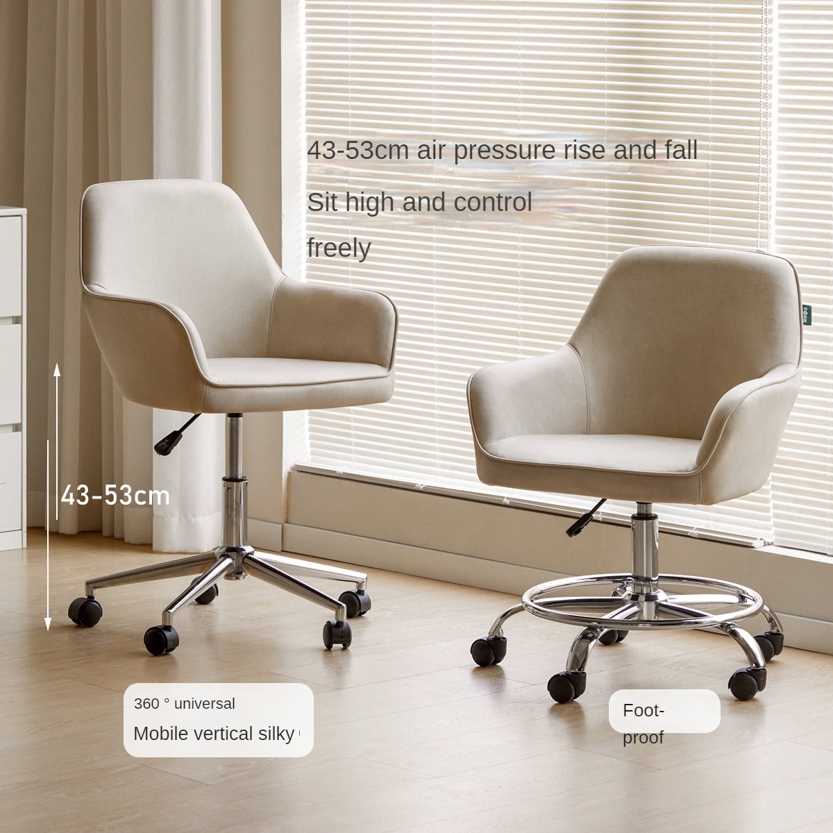 Technological Cloth Office Lift Chair