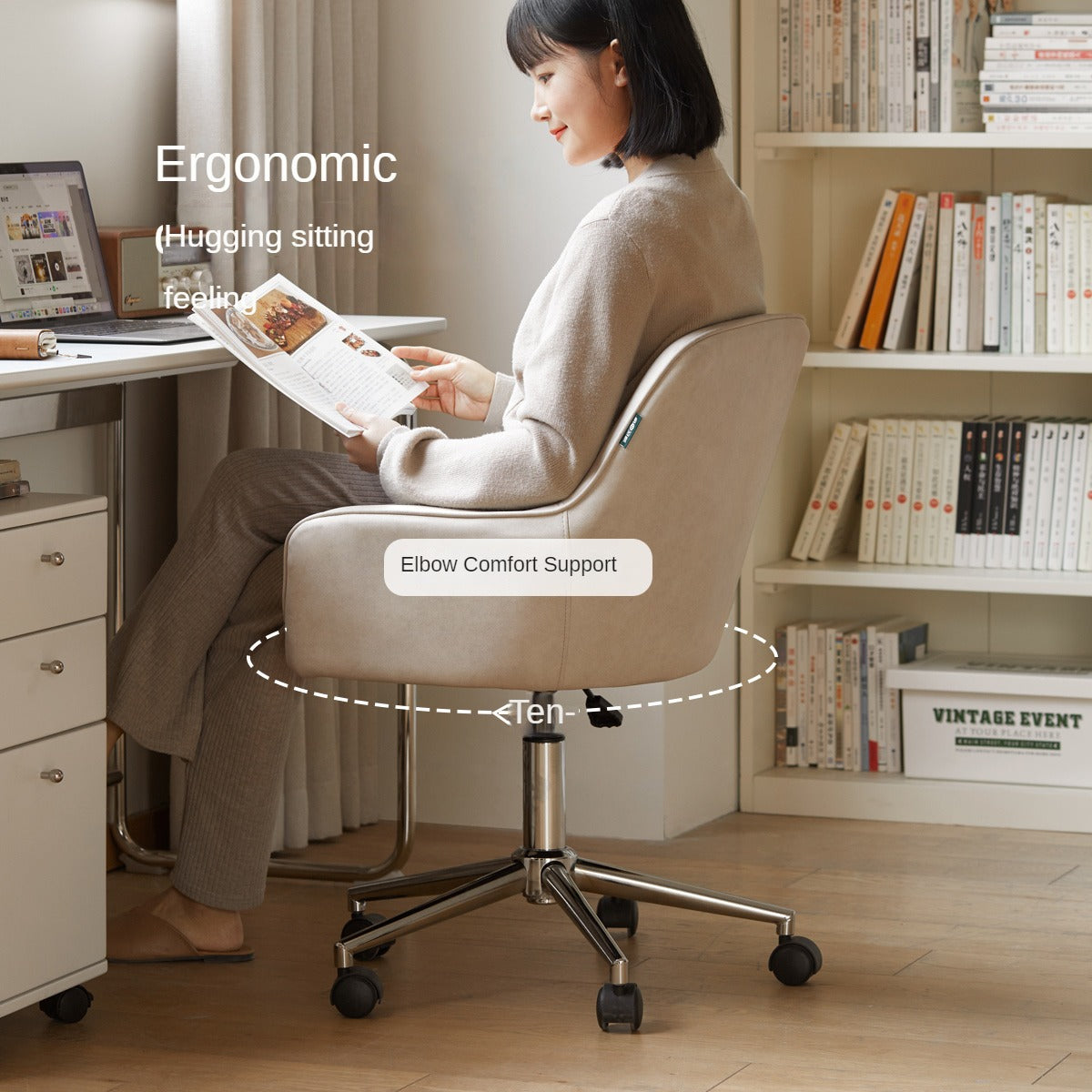 Technological Cloth Office Lift Chair