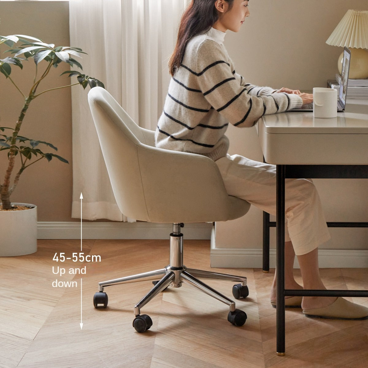 Technological Cloth Office Lift Chair